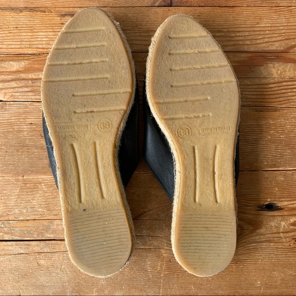 Slip on espadrilles summer black shoe - Picture 3 of 3